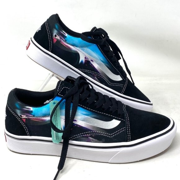 VANS Old Skool ComfyCush Formula 66 Shoe Low Skate Suede Black Women VN0A5DYCBM8 - Picture 1 of 9